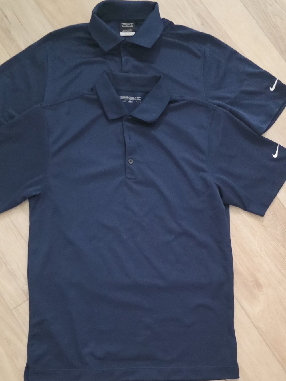 Nike Navy Short-Sleeve Dri-FIT Polo Pair
